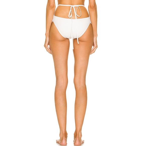 Christopher Esber White Looped Tie Bikini Top & Bottom - Picture 5 of 9